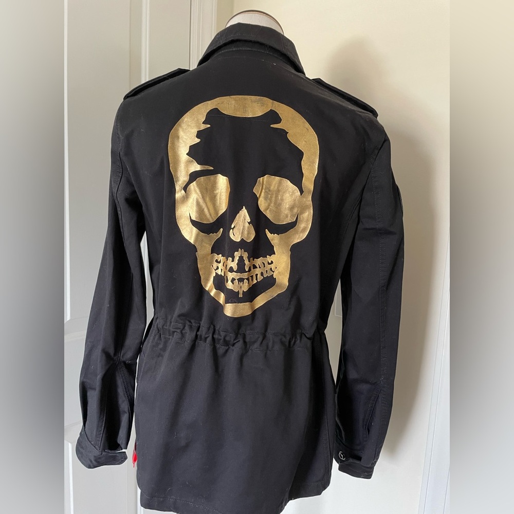 NWT Zadig & Voltaire Kayak Skull Jacket